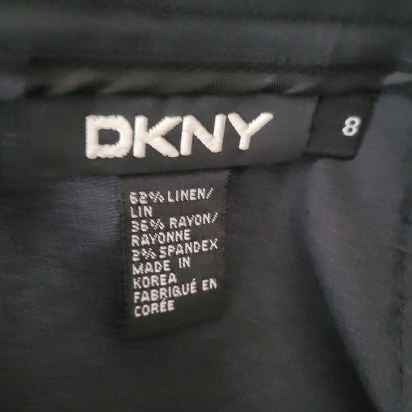 DKNY Pleated Linen Rayon Flare Skirt Women's Size 8 Excellent Condition - Picture 4 of 7